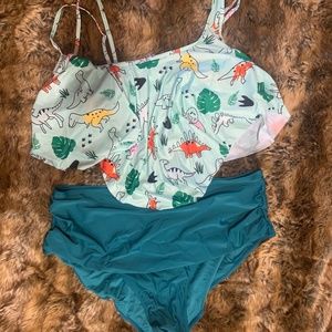 Rosegal Dino Tankini 4xl
